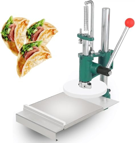 Pizza Teigroller Manuelle Pressmaschine - Elektrische Edelstahl Gebäckmaschine für Pizzateig und Gebäck, für Zuhause und Pizzerien, einfach zu bedienen und zu reinigen