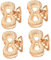 PACKOVE 4 Pièces Pince à Cheveux Accessoire de Mode Pince Crabes pour Cheveux pour Coiffage Coiffure Quotidienne