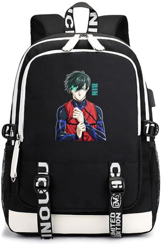 LKY STAR Blue Lock Daypacks Isagi Yoichi Cosplay Rucksack,Mädchen Jungen Schultasche Backpack
