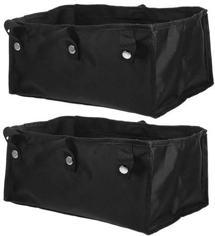 Mikinona Aufbewahrungstaschen aus Oxford Stoff für Rollator und Rollstuhl 2 Stück mit Mehreren Fächern Praktische Organizer Taschen für Ausflüge und Klinikbesuche