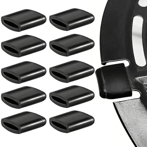 QIHAWN 10Pcs Silicone Air Fryer Rubber Bumpers for Crisper Plate Grill Pan | Protects appliance interior from scratches, reduces vibration & noise, heat-resistant build, tool-free fast installation