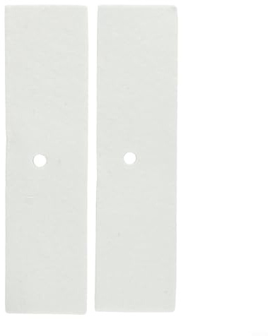Honseadek 2 x Keramikfaser-Reinigungsdeckeldichtungen für Rika Visio LEDA Öfen, 185 x 48 x 5 mm, obere Rauchabgasdichtung, Ersatzteile