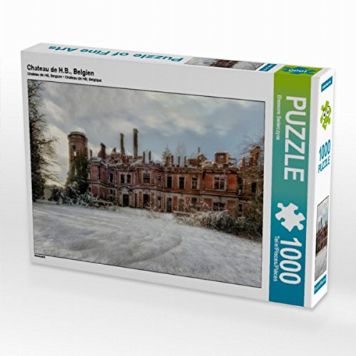 CALVENDO Puzzle Chateau de H.B., Belgien | 1000 Teile Lege-Größe 64 x 48 cm Foto-Puzzle für glückliche Stunden