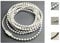 EFIXS Rollokette aus PVC (Bedienkette) – mit Kettenverbinder - Bedienlänge 120 cm (Umlauf 240 cm) - 4,5 x 6 mm - für Rollos, Jalousien, Lamellenvorhänge, Farbe: Weiss