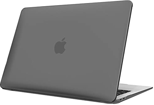 Fintie Hülle kompatibel mit MacBook Air 13 (2018-2020 Version) A2337(M1)/A2179/A1932, Ultradünne Hartschale Schutzhülle Snap Case, Grau(Matt)