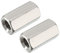 sourcing map 2 Pack Überwurfmutter M8 X 1,25 24mm Edelstahl 304 metrische Sechskantmutter