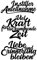 Ideen mit Herz Stanzschablonen | Schriften | Kondolenz 3 | 3,2 cm bis 8,3 cm | 3 Stück