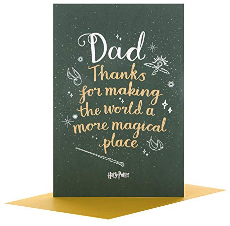 Hallmark Harry Potter Dad Father's Day Card 'Magical Place' - Medium