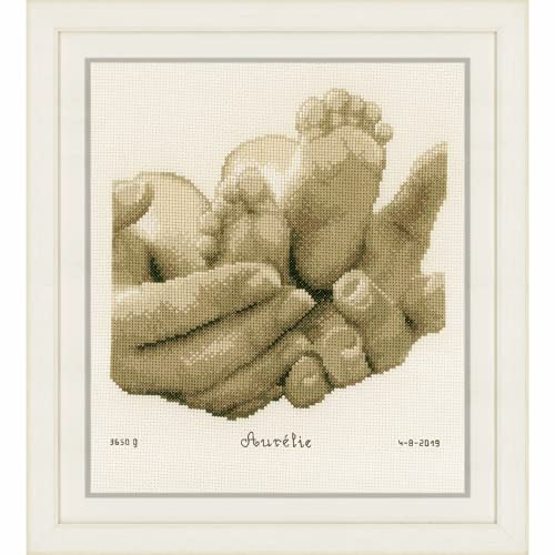 Vervaco Counted Cross Stitch Kit: Baby Feet