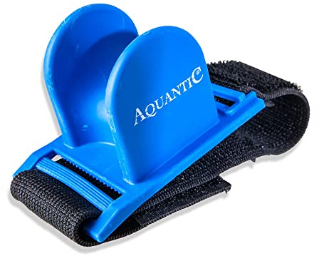 AQUANTIC Railing Rod Stator - Reling-Rutenhalter in Zwei Modell-Varianten, mit Klettband zur Befestigung