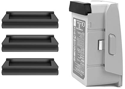 DJFEI 3 Stück Ladeanschluss Schutzkappen für DJI Mavic Air 2/Air 2S Batterie, Silikon Schutzkappen für DJI Mavic Air 2 Batterie, Battery Dustproof Schutz