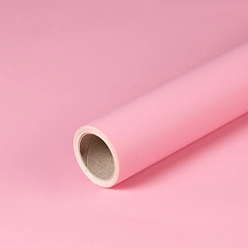 Geschenkpapier Rosa, einfarbig, Geburtstagspapier, 0,70 x 10 m