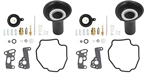 Kit Riparazione Carburatore per Yamaha Virago XV535 1990-2001 | Include 2 pistoni a membrana 2 valvole di intercettazione e guarnizioni in metallo e gomma