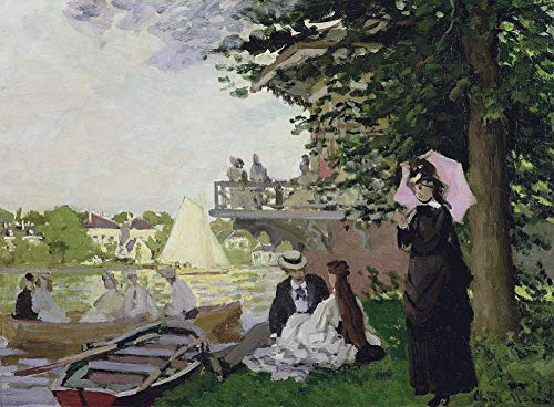 XCSQTYMY DIY Malen nach Zahlen Kits Claude Monet Camille Monet auf Einer Gartenbank Leinwand Ölgemälde Kit für Erwachsene Kinder Anfänger DIY Arts Craft