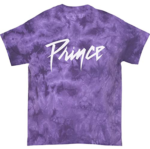 Prince T Shirt Purple Rain Track List Official Unisex Dip Dye Purple M