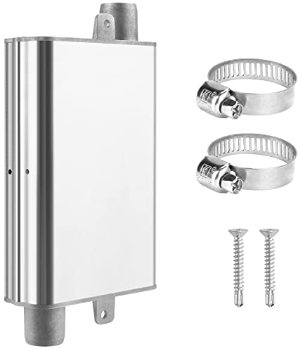 24mm Schalldämpfer, Standheizung Zubehör, Schalldämpfer für Notstromaggregat, Standheizung, Dieselheizung, für Eberspacher/Webasto(Silber)