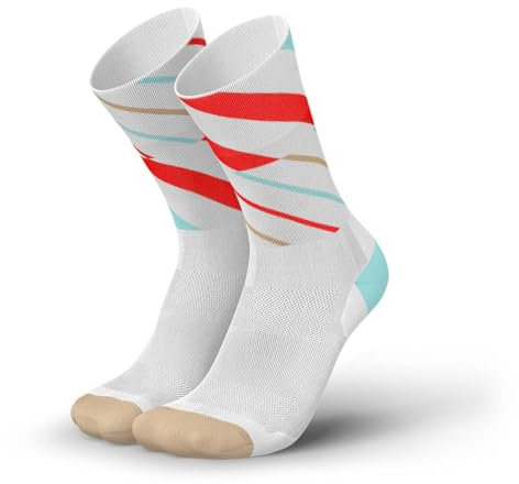 INCYLENCE ULTRALIGHT Laufsocken für Damen und Herren, atmungsaktiv und sehr dünn, 1 Paar (DE/NL/SE/PL, Numerisch, 43, 46, Regular, Regular, Angles Mint Inferno)