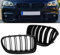 Doppelsteg Kühlergrill Grill Schwarz kompatibel für BMW 5er F10 F11 F18 auch M M5 (Matt Schwarz)