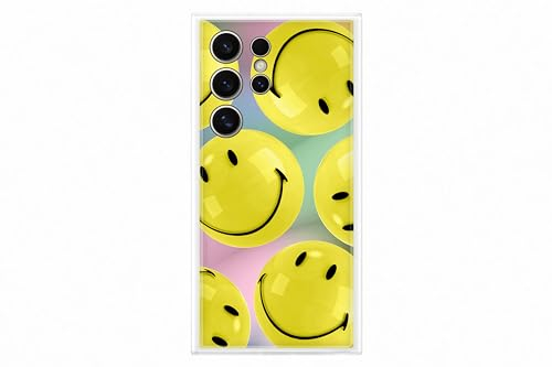 Samsung Flipsuit Case EF-MS928 für das Galaxy S24 Ultra, Smartphone-Cover, Handy-Hülle, Schutz Case, Einlegekarte Smiley, Yellow