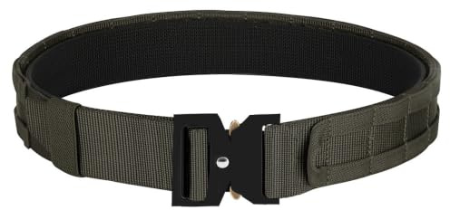 KRYDEX GEAR Taktischer Gürtel mit Schnellverschluss 1,75 Zoll Taktischer Gürtel mit 1,5 Zoll Innengürtel Schwerlast Molle Gürtels Arbeitsgürte Hochleistungsgürtel für Herren (RG, S)
