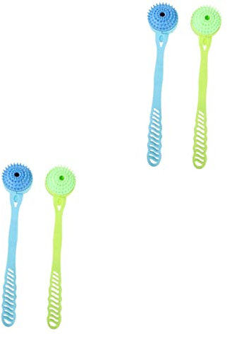 4 Stück Doppelkopf-Massagehammer werkzeug Handbuch Massagegerät Massageschläger Massagestab Plastik