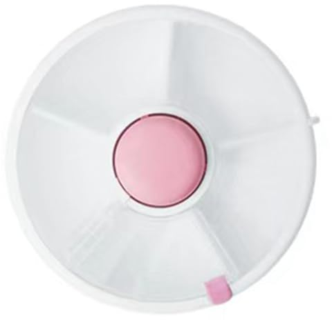 ROCKPEAKK Snack Spinner Rotierende Aufbewahrung Kinder Tragbare Melone Süßigkeiten Samen Organizer Aufbewahrungsboxen Snackbehälter für Kinder (Korallenrosa)