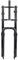 Gerrit Federgabel MTB Gabel 20 26 Zoll Fatbike Gabel Doppel Schulter Mountainbike Suspension Fett Reifen Fahrrad Luft Gabel for Schnee Strand Fahrrad Fahrradgabeln (Color : Fork 26x4.0 inch)
