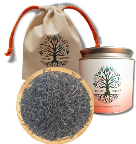 100g - Earl Grey Black Tea - Black Loose Leaf Tea with Natural Bergamot Oil, Aromatic, Luxury & Subtle Earl Grey, Leaves, Perfect Afternoon Treat, Full Leaf, Tea Gift Set (75 Cups)