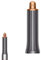 Automatische, kurze Lockenwickler, 30 mm, kompatibel mit Dyson Airwrap Styler HS05 HS01, 2-in-1 Lockenwickel-Aufsatz für mehrere kurze Frisuren (Gold)