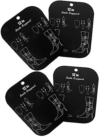 COLLBATH 8St Boot-Extender stiefelständer schuhformer Stiefelstützvorrichtung oberschenkelhohe stiefelformer Stiefelhalter Schuhspanner Overknee-Stiefelstütze Stiefel Plastik Black