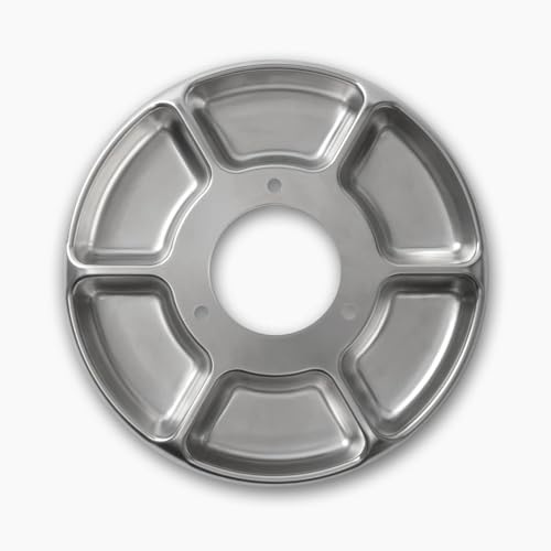 Catit PIXI Tablett für 6 Portionen aus Edelstahl für Futternapf, 6 Portionen