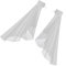 YIZITU Bridal Sheer Bishop Sleeve Arm Covers For Bride False Sleeve Tulle For Play Costume Women Wedding Gown Sleeves