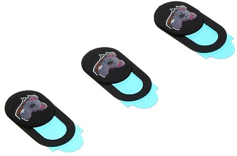 DIYEAH 3Pezzi Coperchi per Webcam Privacy Copertura Sottile per Telecamera Laptop e Tablet Protezione Sicura Sbirciatina Facile Installazione e Rimozione Design Compatto