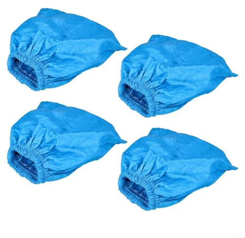 Emiif Lot de 2/4 sacs filtrants pour aspirateur Nilfisk Buddy II 18, II 18, tissu non tissé 30250135, 30250135PS pièces de rechange (4 pièces)