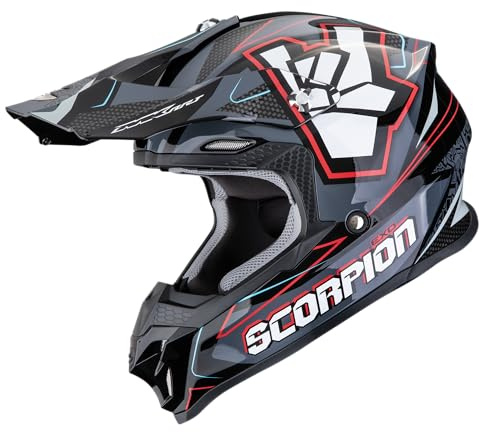 SCORPION VX-16 EVO AIR LIGNES Black-Grey-Red S