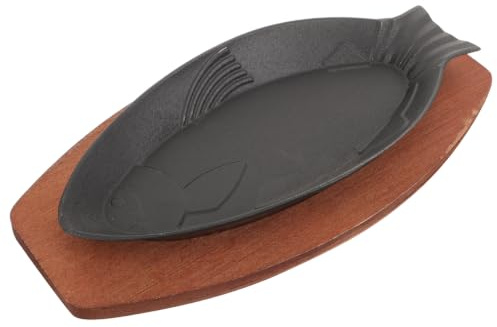 FOMIYES SartéN Para Asar a La Parrilla De Pescado Antiadherente 11.81X5.11X1.77In Antiadherente Bandeja De Barbacoa Reutilizable Para Cocina Al Aire Libre Y Restaurante