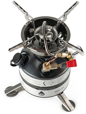 Fornello da campeggio multicombustibile, fornello a benzina portatile ad alta potenza da 2120 W con adattamento all'altitudine per il campeggio all'aperto