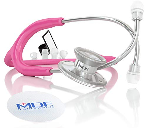 MDF Acoustica leichtes Zweikopf-Stethoskop - Gratis-Parts-for-Life (MDF747XP32) - (Fuchsia)