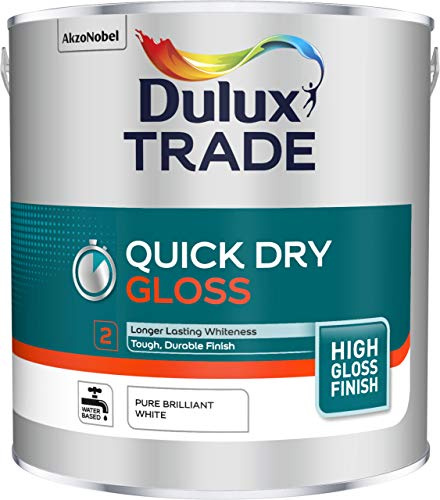 Dulux Trade Quick Dry Gloss - Pure Brilliant White - 2.5L