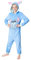 Disney Pigiama Intero Pile Bambina - Pigiama Stitch Angel Minnie Malefica 2-15 Anni - Gadget Stitch Idea Regalo Bambine (Blu Stitch, 11-12 Anni)