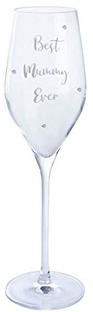 Dartington - Vaso de Cristal con Detalles de Cristal, Personalizable