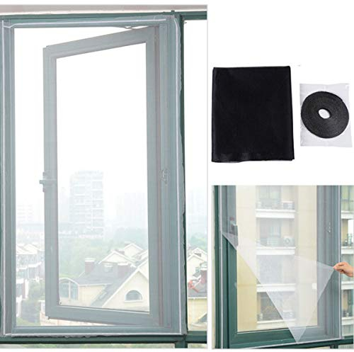 3 Stück Fenstergitter zum Verhindern von Fliegen, Verstellbares Fenstergitternetz, Insektenschutzgitter für Zuhause, Büro, Eingangsbereich auf der Terrasse