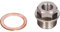Sensoradapter, M18x1,5 auf 1/8NPT Gewinde Abgastemperatursensor NPT Kühlmitteltemperatursensor Fitting mit Dichtung Drucksensor