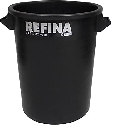 Refina X-2 Black Plaster Mixing Bucket (75 Litre)