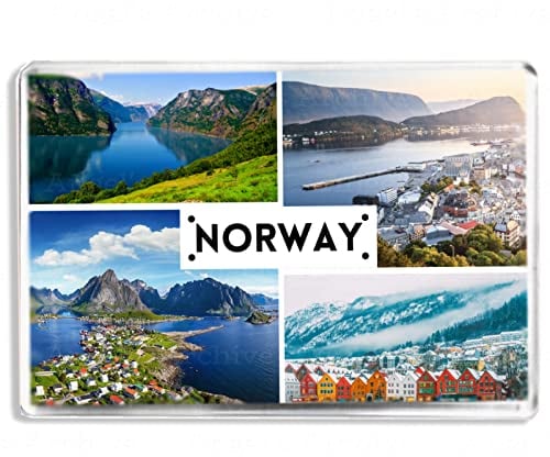 Norway - Europe - Souvenir Tourist Fridge Magnet - Novelty Keepsake Gift