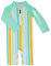 weVSwe Baby Mädchen Junge Langarm Badeanzug Einteiler Sonnenanzug UPF 50+ Sonnenschutz Rash Guard Grün Regenbogen 3 Jahre