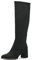 MARCO TOZZI stivali alti ed eleganti da donna con tacco e design a punta color nero (black) 39 EU