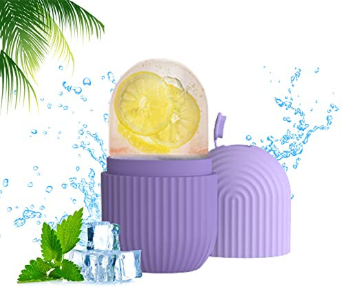 RoseFlower Ice Facial Roller, Ice Roller for Face Eyes Body, Reusable Ice Mold for Face Effectively Remove Puffiness, Reduce Pores, Sunburn Repair, Facial Beuty Care Tool - LeakProof #10