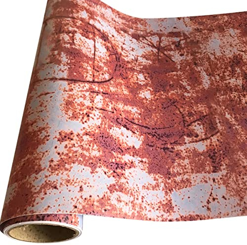 Cozylkx Rosteffekt-Camouflage-Vinylfolie Für Auto, Motorrad, Fahrrad, 20 cm x 152 cm, Rostendes PVC, DIY-Aufkleber, Styling, Schutzfolie, Aufkleber