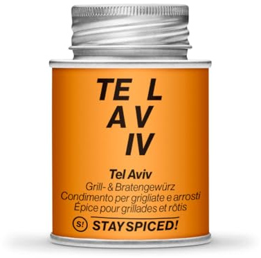 STAY SPICED ! - Tel Aviv Grill- & Bratengewürz I NENI I Haya Molcho I Levante Küche I perfekt für Vegetarisch und Vegan I 100% Natürliche Inhaltsstoffe